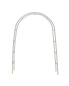 Set aus 2 abgerundeten grünen Gartenbögen - 150x40x 235 cm