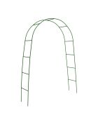 Set aus 2 abgerundeten grünen Gartenbögen - 150x40x 235 cm