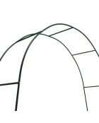 Set aus 2 abgerundeten grünen Gartenbögen - 150x40x 235 cm