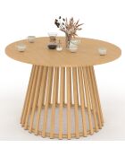 Hortensia ronde houten tuintafel - 120x120x75 cm