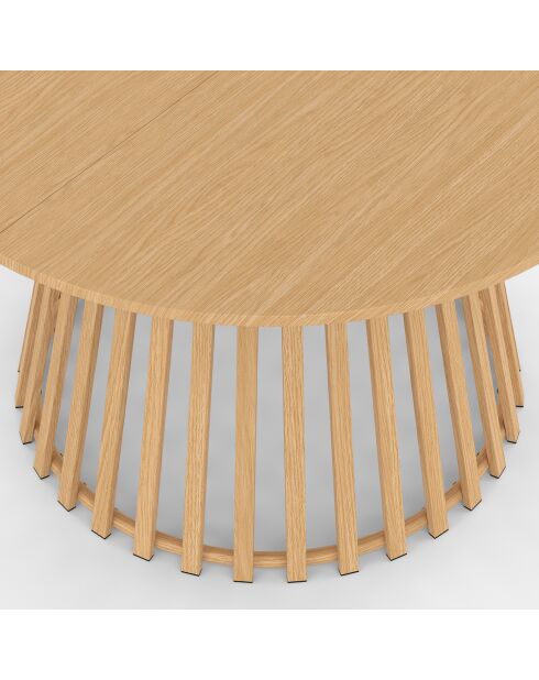 Hortensia ronde houten tuintafel - 120x120x75 cm