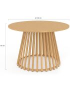 Hortensia ronde houten tuintafel - 120x120x75 cm