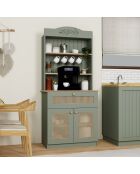 Alzatina da caffè Lucas 1600-129 Verde - 80x180x42 cm