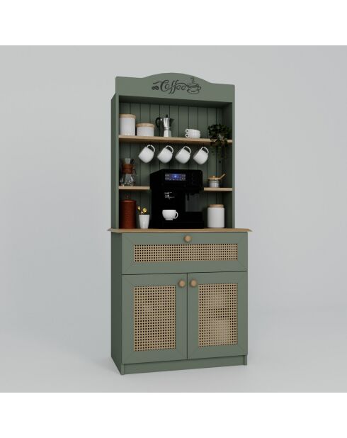 Alzatina da caffè Lucas 1600-129 Verde - 80x180x42 cm