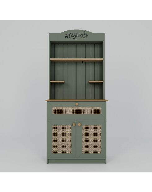 Alzatina da caffè Lucas 1600-129 Verde - 80x180x42 cm