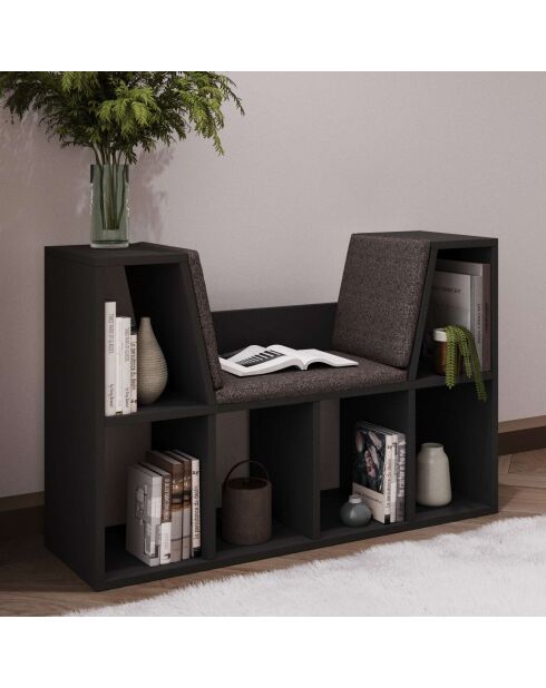 Bücherregal Livora, 103 x 63 x 30 cm, Anthrazit