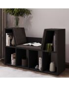 Bücherregal Livora, 103 x 63 x 30 cm, Anthrazit