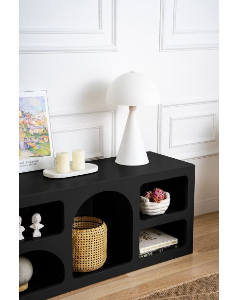 Ferlis Schwarze Konsole - 160x51x40 cm