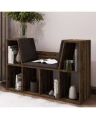 Bücherregal Livora aus Nussbaumholz - 103x63x30 cm