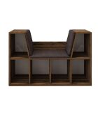 Bücherregal Livora aus Nussbaumholz - 103x63x30 cm