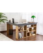 Scrivania Vesper antracite/pino atlantico - 130x72x120 cm