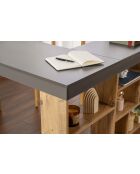 Scrivania Vesper antracite/pino atlantico - 130x72x120 cm