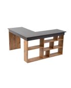 Scrivania Vesper antracite/pino atlantico - 130x72x120 cm