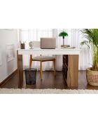 Bureau Vesper Noyer/Blanc - 130x72x120 cm