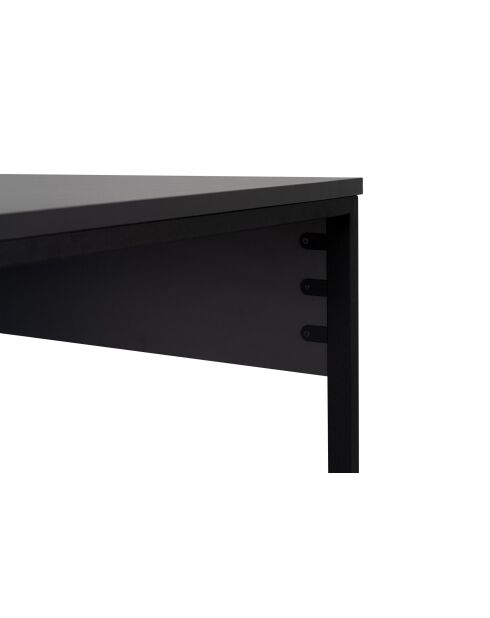 Bureau double Anthracite/Noir - 240x74x60 cm