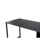Bureau double Anthracite/Noir - 240x74x60 cm