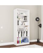 Armoire multifonctionnelle Lucas Glass 1600-68 Blanc 3pièces