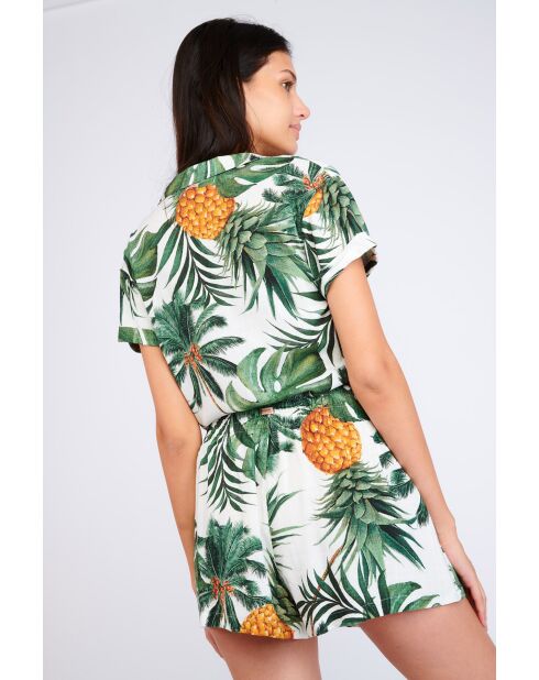 Camisa Sheiny Palmspri crudo/verde