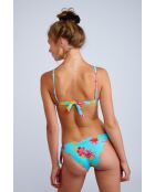 Haut de maillot triangle Dino Sunnyup turquoise