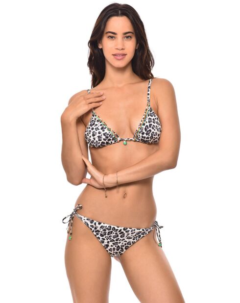 Mojaotosca Sere ecrufarbenes Triangel-Bikinioberteil