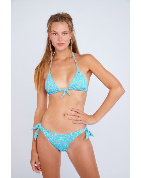 Lono Goodvibes türkisfarbenes Triangel-Bikinioberteil