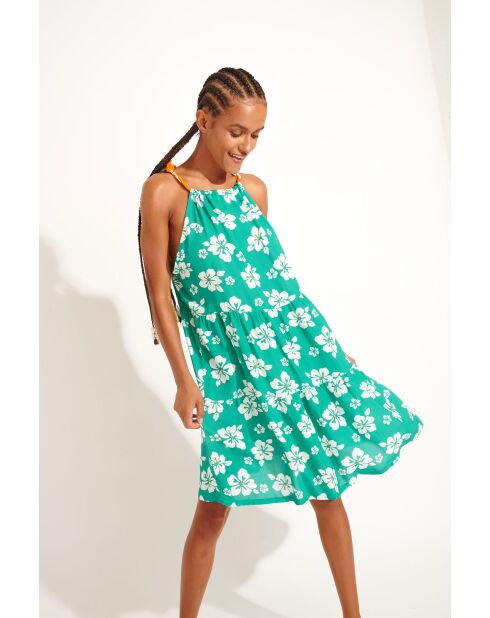 Sayro Islandgir groene jurk