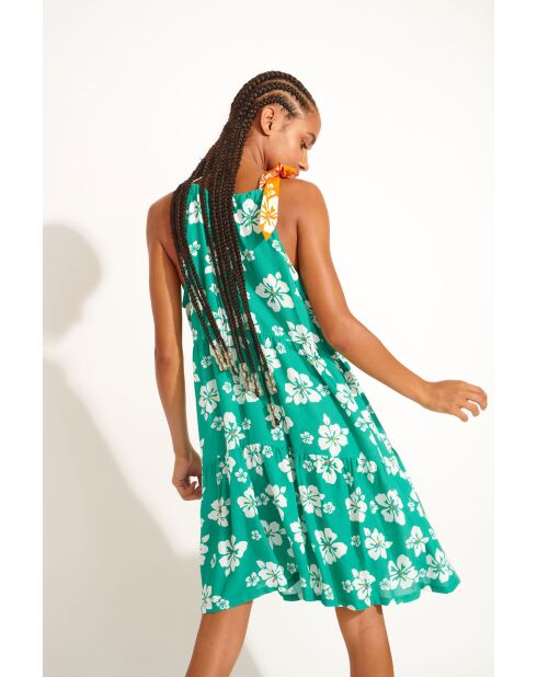 Sayro Islandgir groene jurk