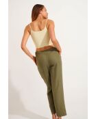 Kaki broek Cardi Hawston