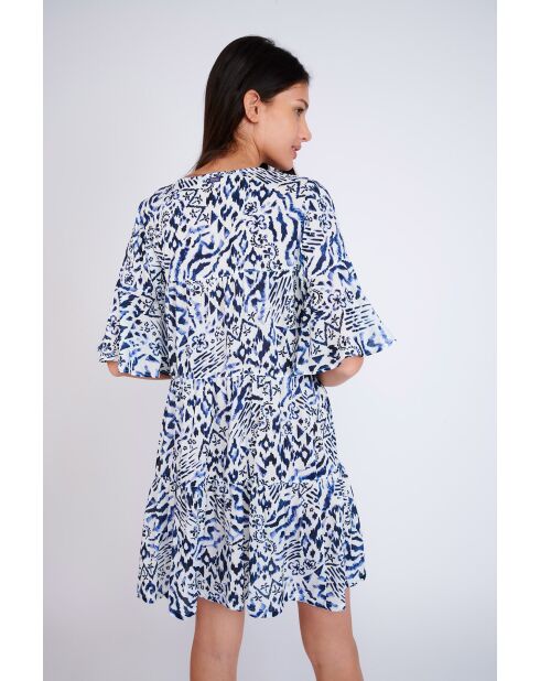 Kimi Aqualiday indigofarbenes Kleid