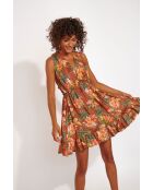 Elvina Hanaleid braunes Kleid