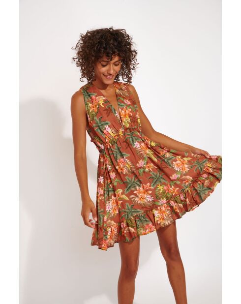 Elvina Hanaleid braunes Kleid