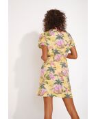 Abeline Limetro gele jurk