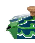 Cafetière italienne LC 6 tasses Swirl verte - 290 ml