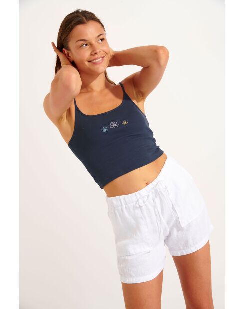 Jeffy Hawston witte korte broek