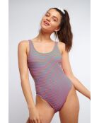 Maillot une pièce Belmar Neonstri pink