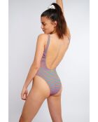 Maillot une pièce Belmar Neonstri pink