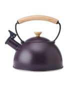 Bollitore a fischietto LC con manico in legno viola - 1,6 L