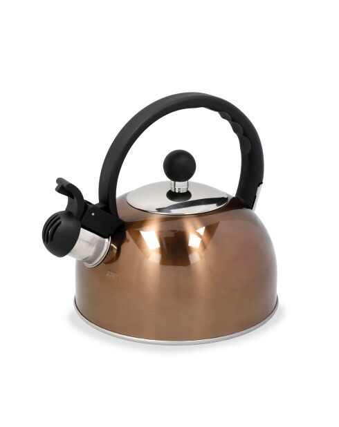 Bollitore LC con fischietto 1,3 L in acciaio e rame - 1,3 L