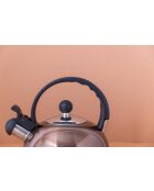 Bollitore LC con fischietto 1,3 L in acciaio e rame - 1,3 L