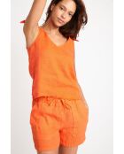 Jeffy Hawston oranje korte broek