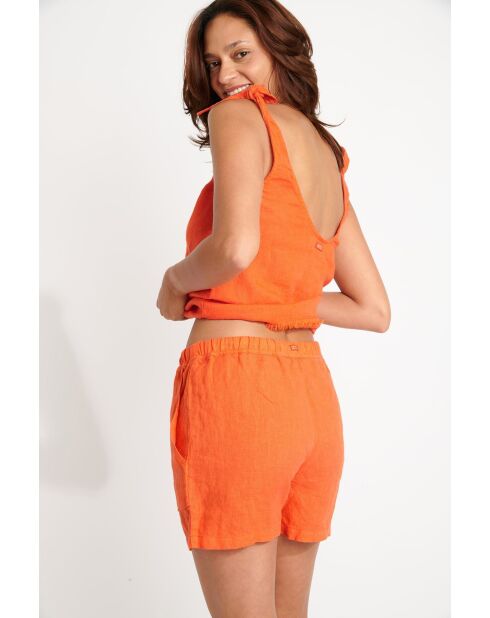 Jeffy Hawston oranje korte broek