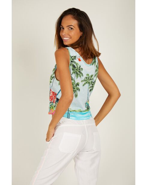 Camisa Tweens Saltcree en verde azulado