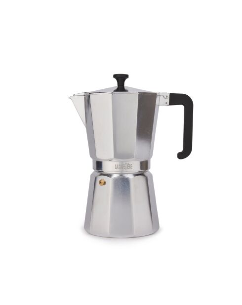 Cafetière italienne 12 tasses LC argentée - 700ml