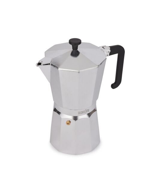 Cafetière italienne 12 tasses LC argentée - 700ml