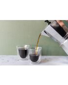 Cafetière italienne 12 tasses LC argentée - 700ml