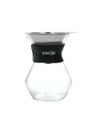 Ensemble de cafetière à filtre LC noir - 400ml