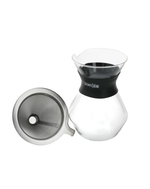 Ensemble de cafetière à filtre LC noir - 400ml