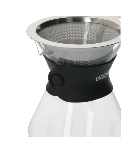 Ensemble de cafetière à filtre LC noir - 400ml