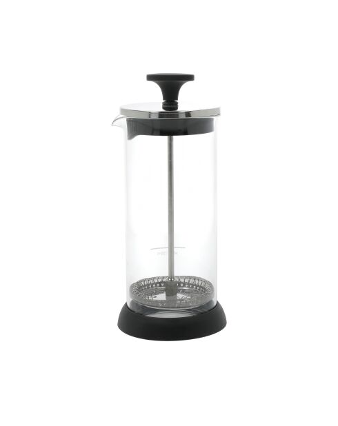 Milchaufschäumer aus klarem Glas, 400 ml