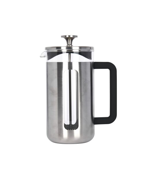 Caffettiera francese LC Pisa 8 tazze cromata spazzolata - 1L